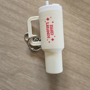 Scooters Coffee Tumbler Keychain